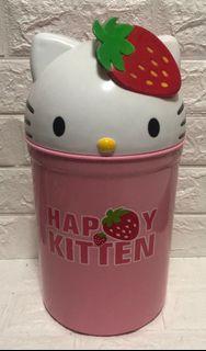 kym: Hello Kitty WASTE BASKET TRASH BIN