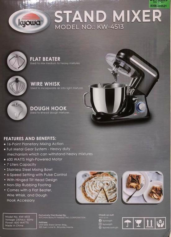 KYOWA STAND MIXER HEAVY DUTY 7LITERS, TV & Home Appliances, Kitchen