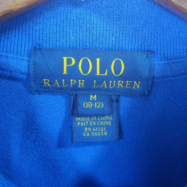 Long Sleeve Polo shirt POLO RL big logo biru