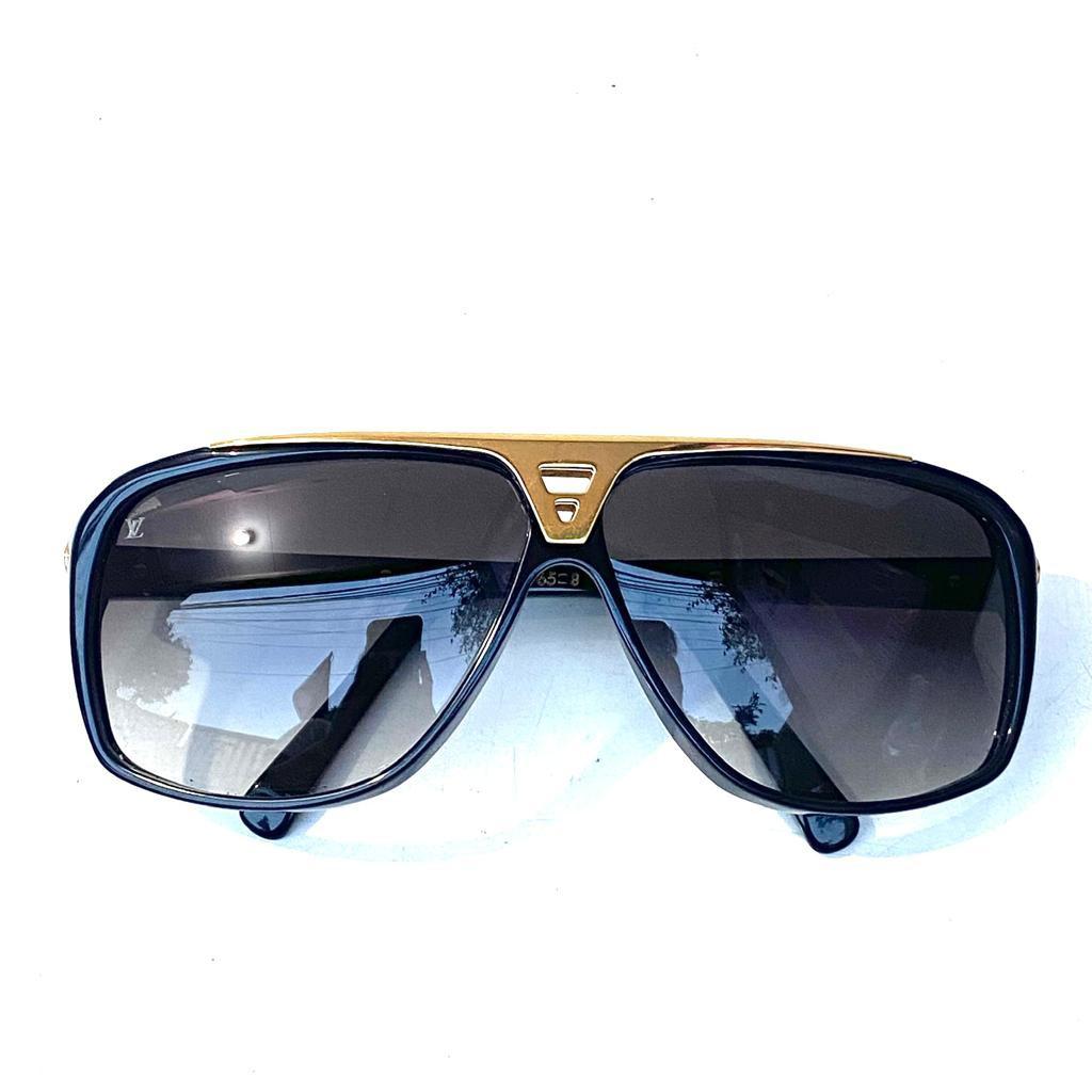 Louis Vuitton Evidence Millionaire Sunglasses in Black Acetate ref