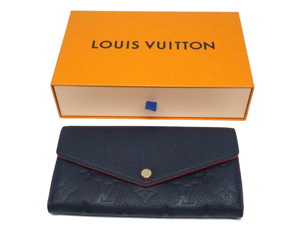 LOUIS VUITTON Portefeuille Sarah M62125 LV Empreinte Leather NOIR Long  Wallet