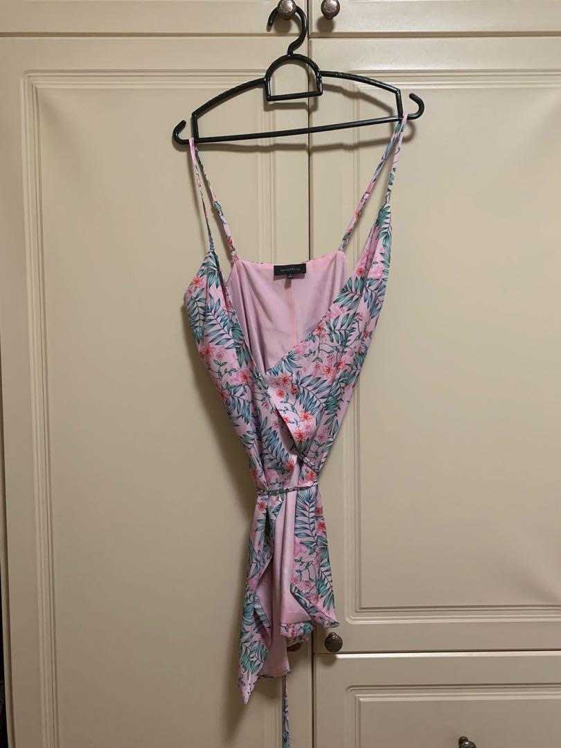 Majorelle Nina Dress in Pink Tropical Women s Fashion Dresses