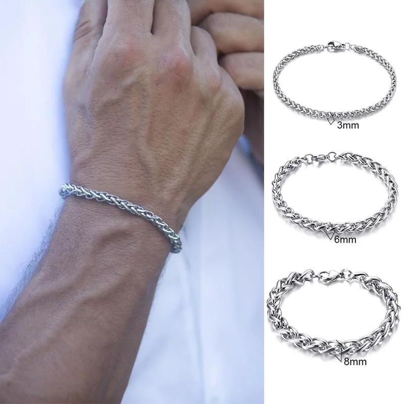 Men bracelet silver stainless steel Men s Fashion Watches