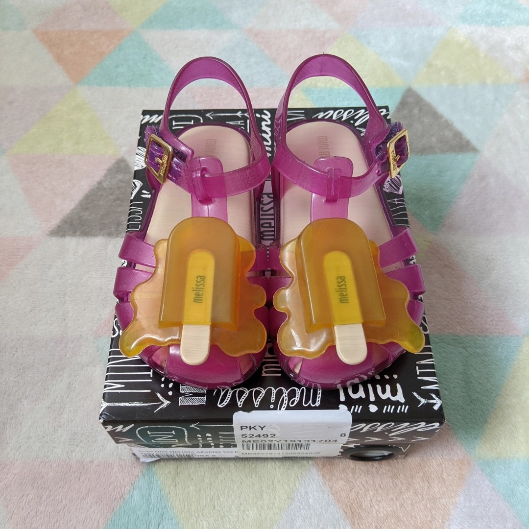Mini melissa discount popsicle shoes