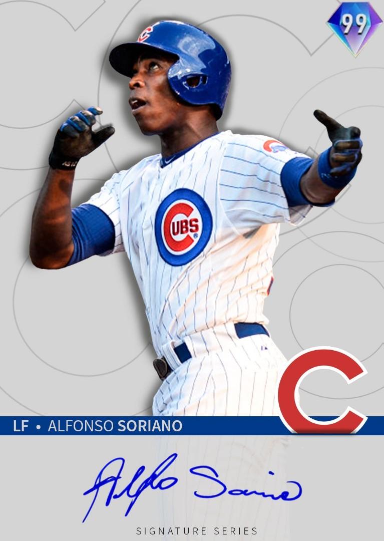 Nike Chicago Cubs Youth Large (16/18) MLB Jersey Blue Alfonso Soriano #12