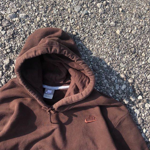 Brown hoodie nike hotsell