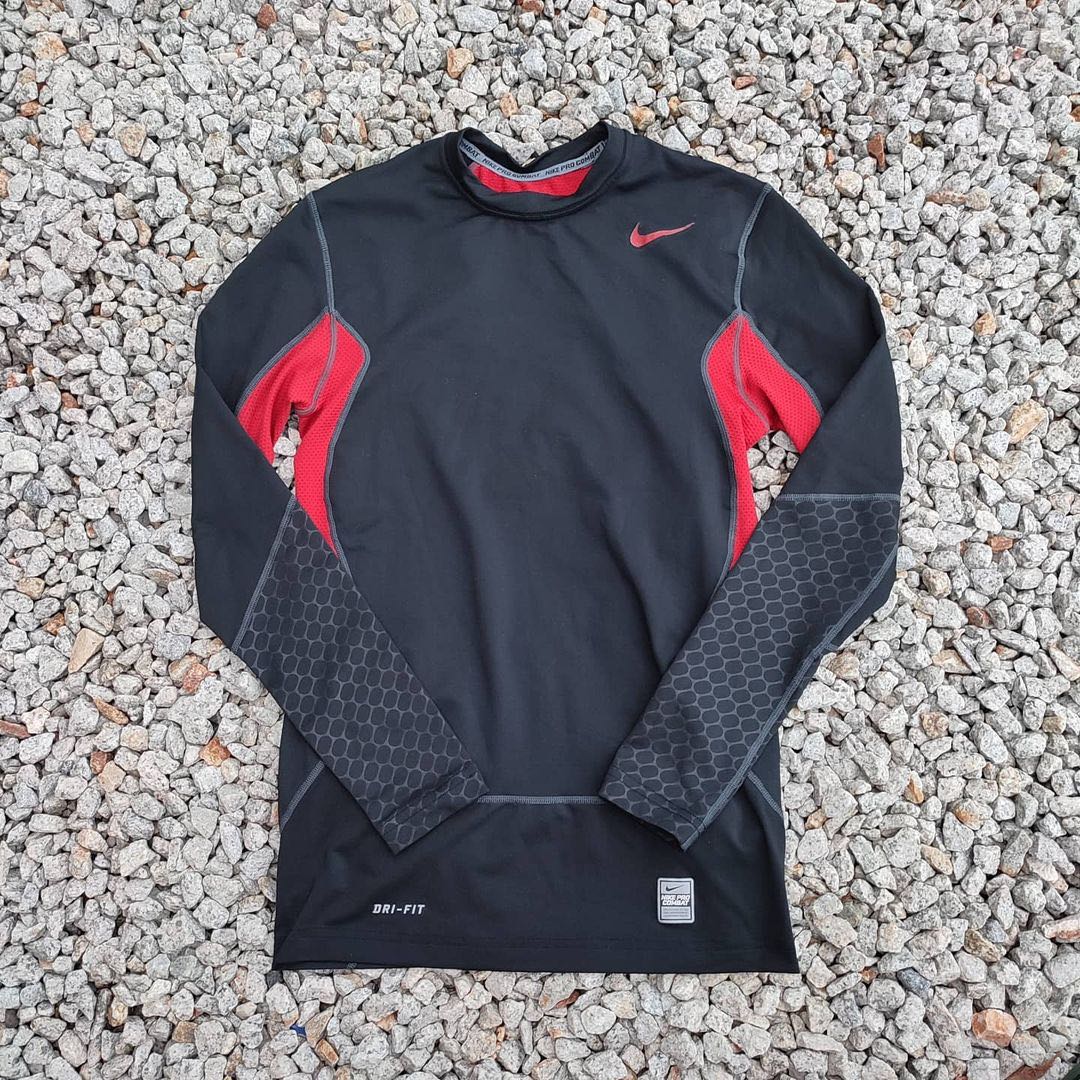 NIKE PRO COMBAT SHIRT, Olah Raga, Baju 