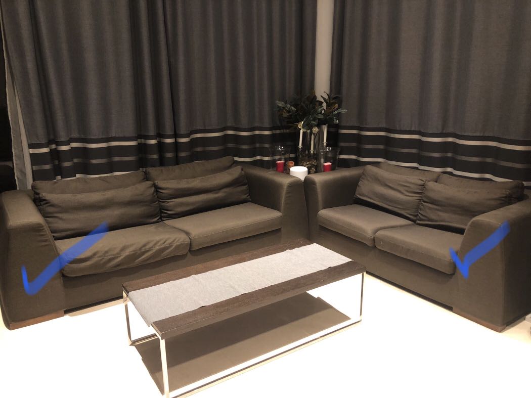 Picket & Rail 3 x 2 Sofa seating set, Furniture & Home Living