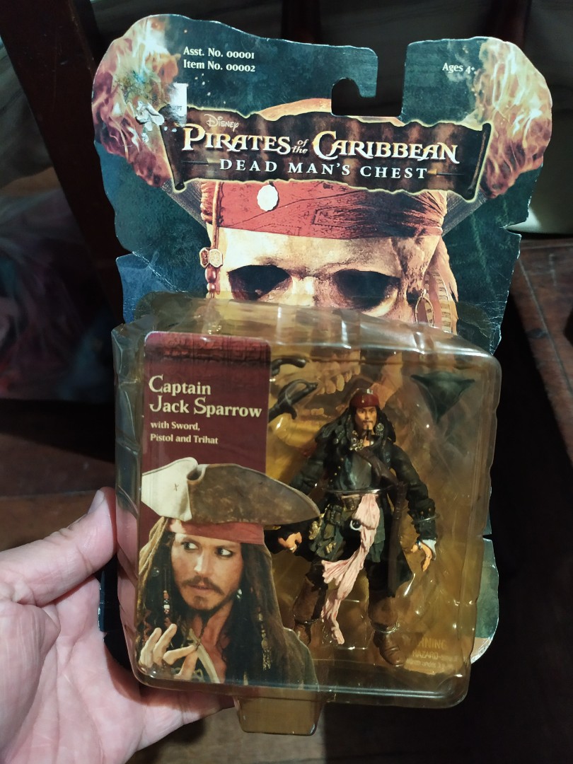 pirates of Caribbean captain jack Sparrow action figure 2006