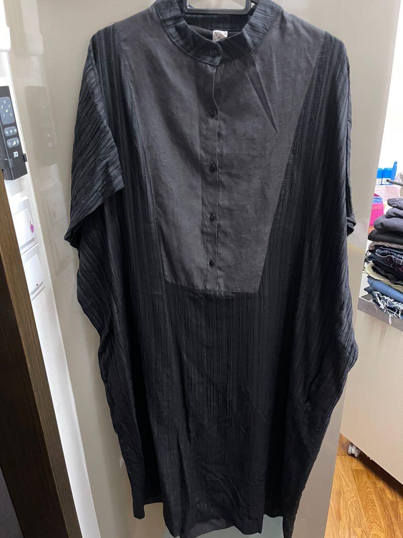 Plus size Black tuxedo dress UK 14