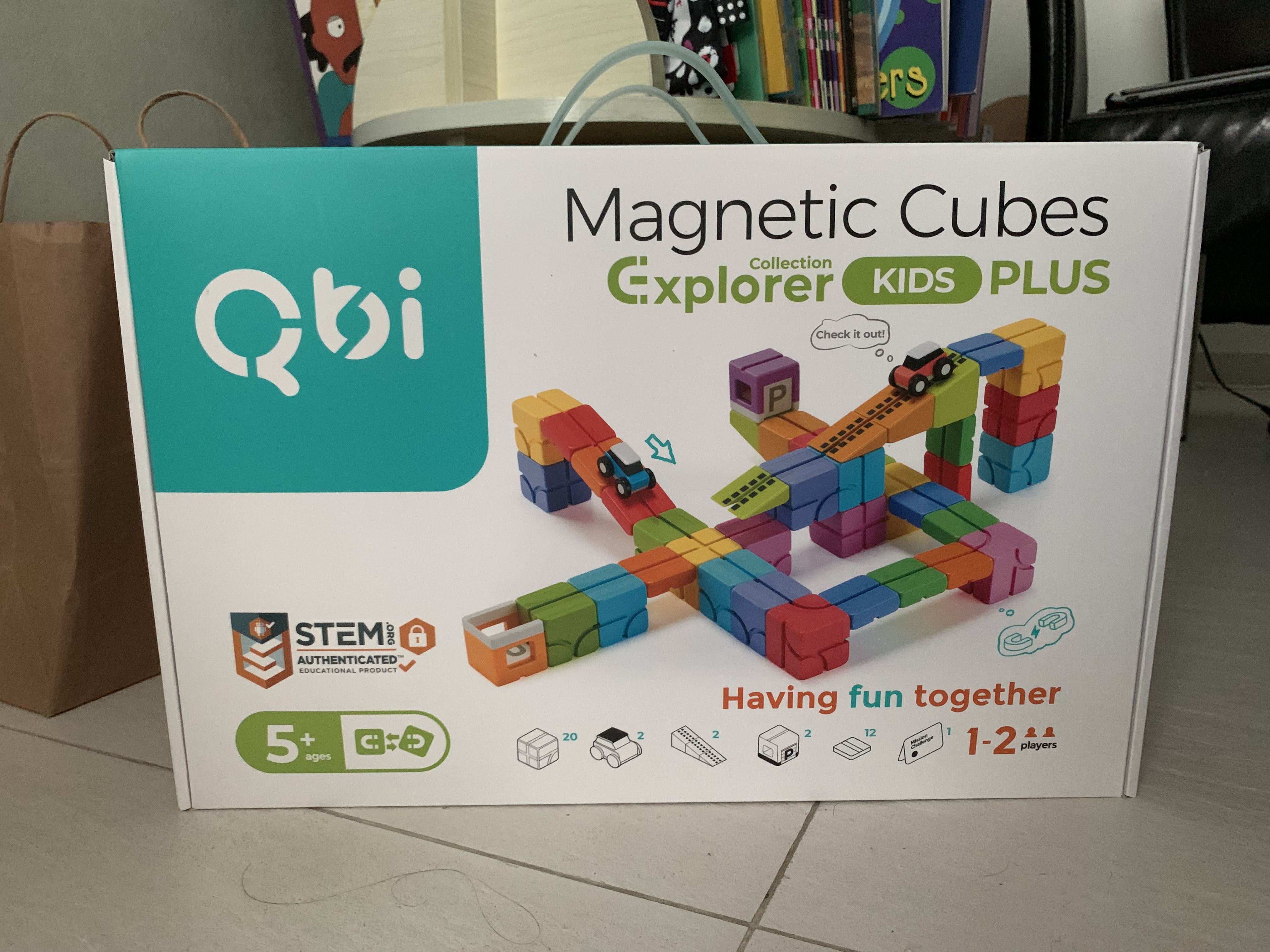 Qbi Magnetic Cubes Explorer KIDS PLUS | www.bbafasteners.com