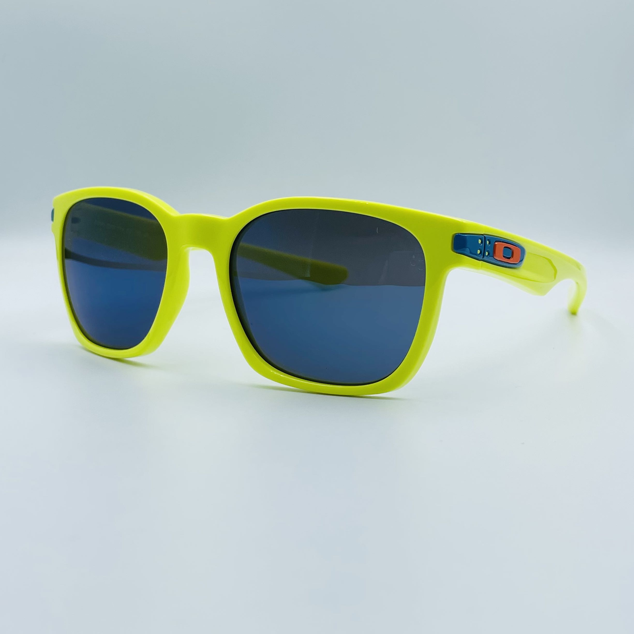 RARE Oakley Garage Rock Neon Yellow Ice Iridium, Men's