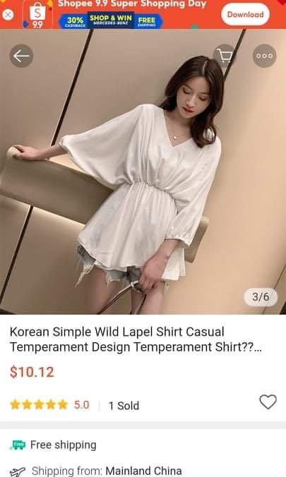 RED flowy top (Category: Blouses) located in Balagtas. Submitted by binibiningabe (Listing ID 1112296292, Image 3). Description: .