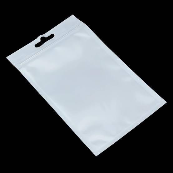 Resealable Plastic Ziplock Bags (White/Clear) (Category: Food Organization & Storage) located in Manila. Submitted by buys.korean (Listing ID 1112372150, Image 1). Description: Resealable Plastic Ziplock Bags (White/Clear) Quantity: More or Less 100pcs/pack Size: (Width x Length) #03 8 x 14cm - PHP 110 #04 10.5 x 15cm - PHP 145 #05 10 x 18cm - PHP 165 #05A 12 x 22cm - PHP 180 #06 14 x 20cm - PHP 230 #06A 18 x 25cm - PHP 350 #07 22 x 33cm - PHP 43