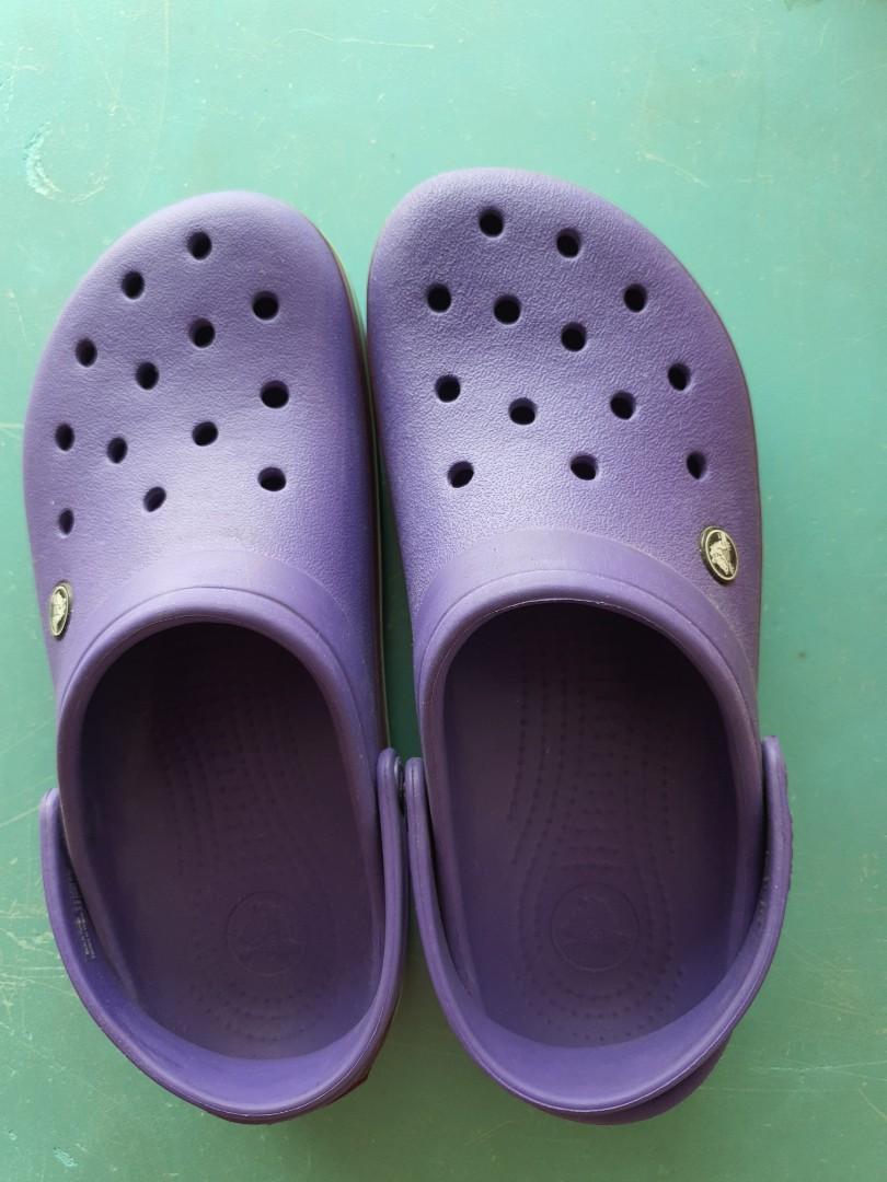 Royal purple crocs sales