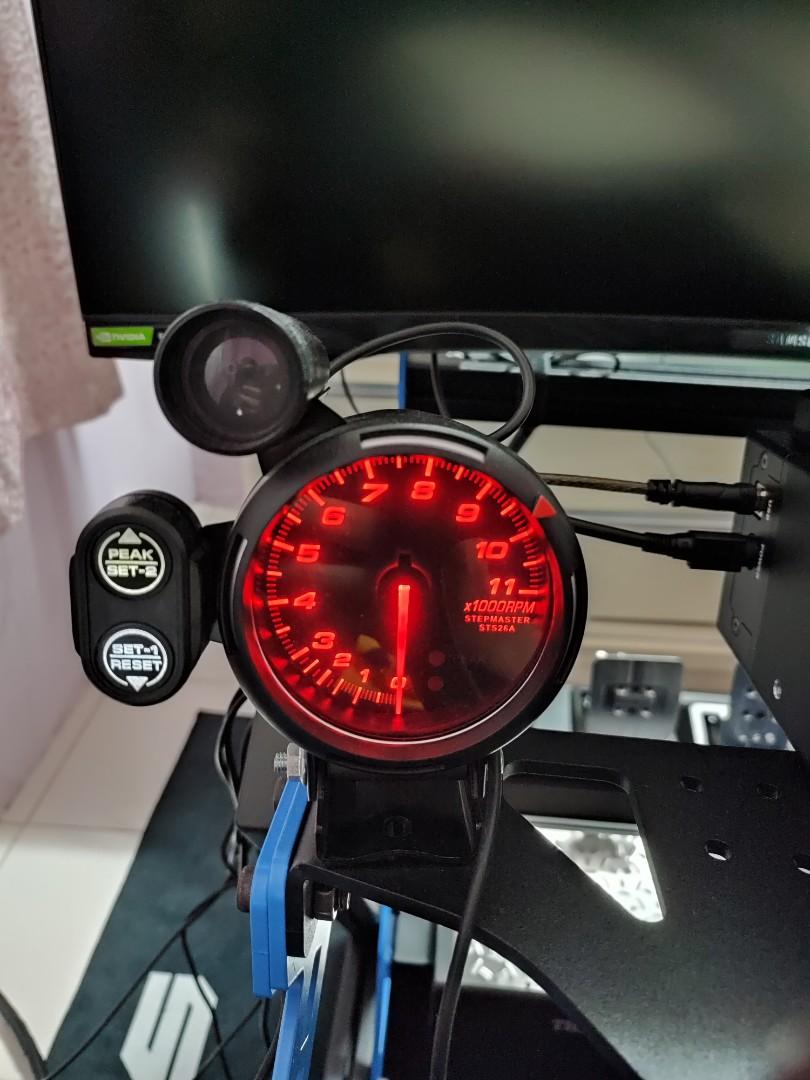 Rpm Meter For Sim Pc Only Video Gaming Gaming Accessories On Carousell