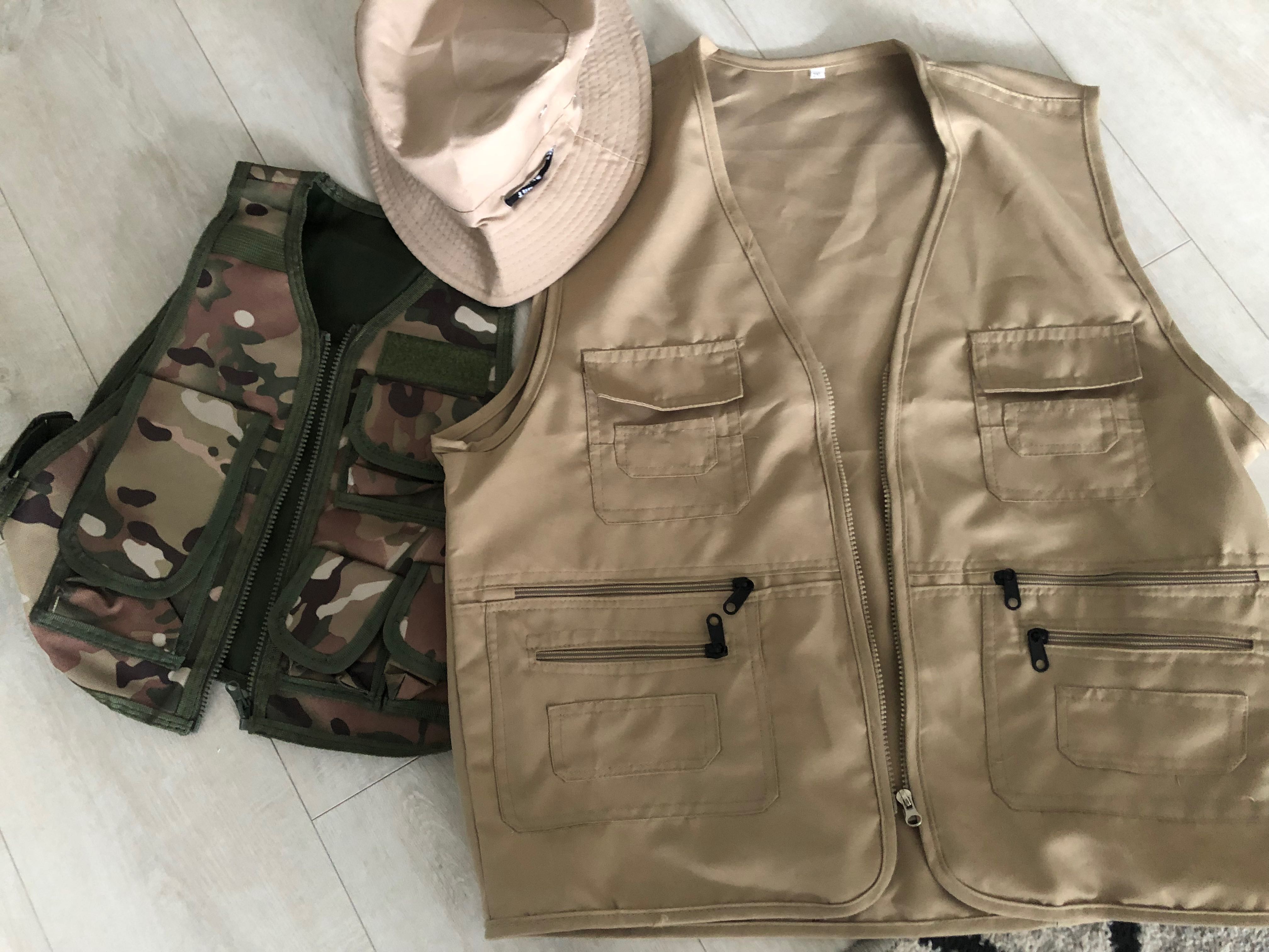 Safari theme outfit -adult vest sold 