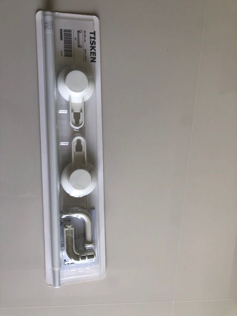 Tisken Ikea suction cup towel rack, Furniture & Home Living, Bathroom & Kitchen Fixtures on