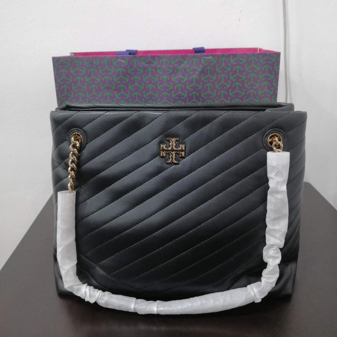 TORY BURCH KIRA CHEVRON TOTE, Luxury, Bags & Wallets on Carousell