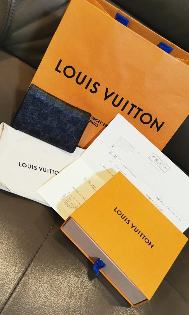 Louis Vuitton Pocket Organizer Damier Graphite Canvas Wallet Card Case 💯  Original , Luxury, Bags & Wallets on Carousell