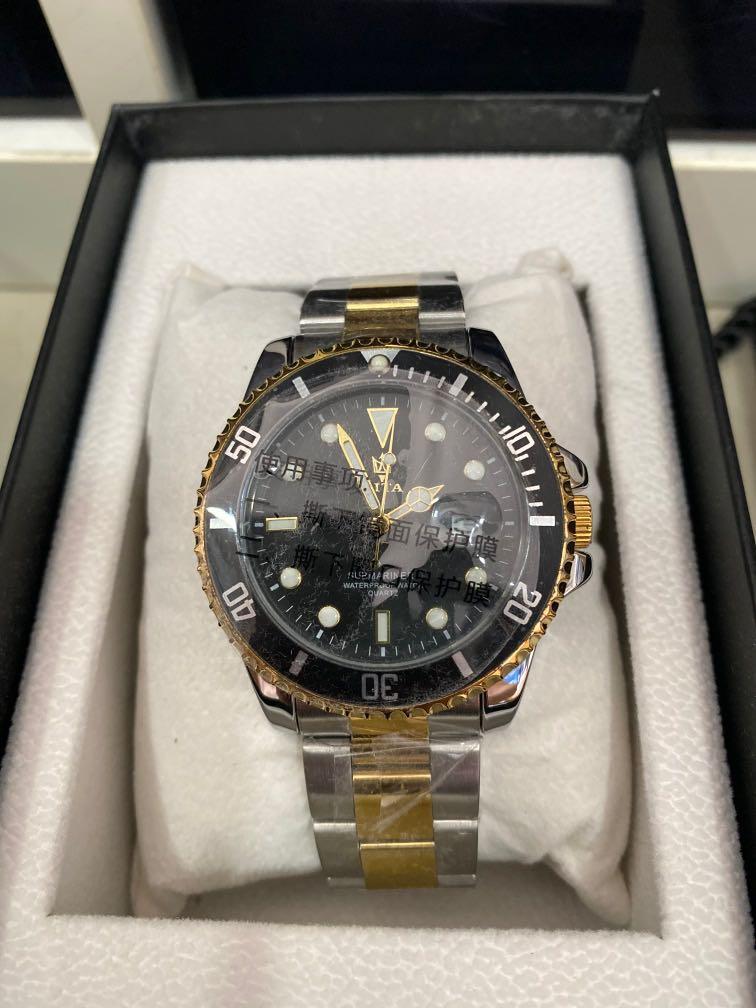 Dita Submariner Watch (Black \u0026 Gold 