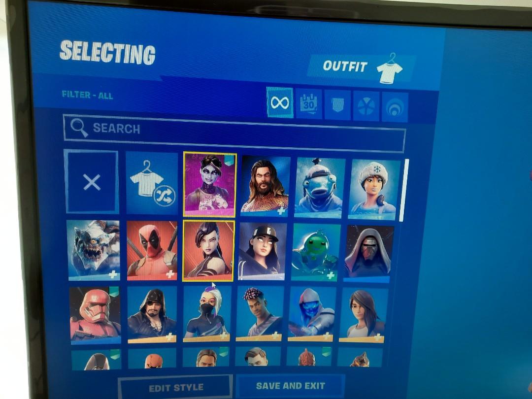 Fortnite account - On  - Multiple Results on One Page