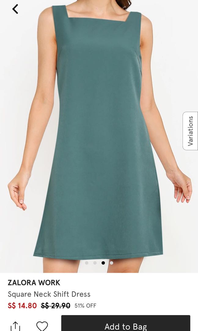 zalora shift dress