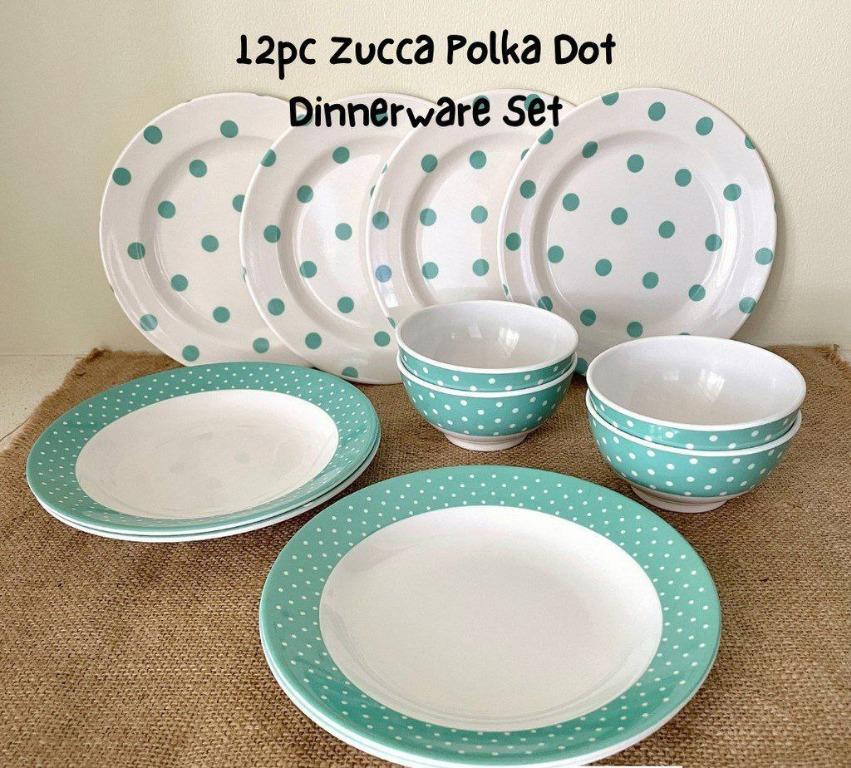 Polka dot dinnerware online