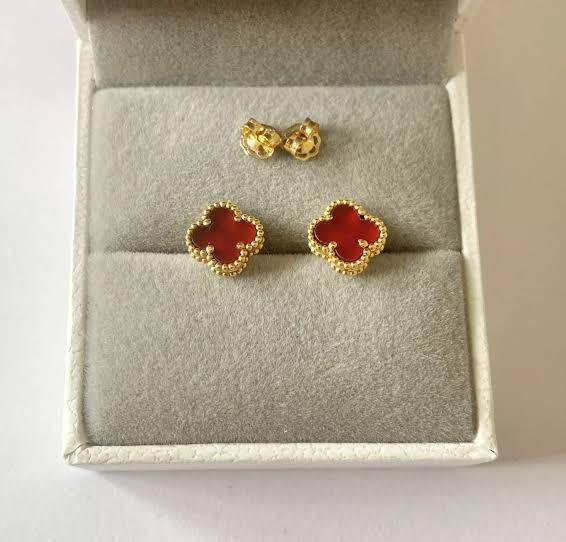 Vca red outlet earrings