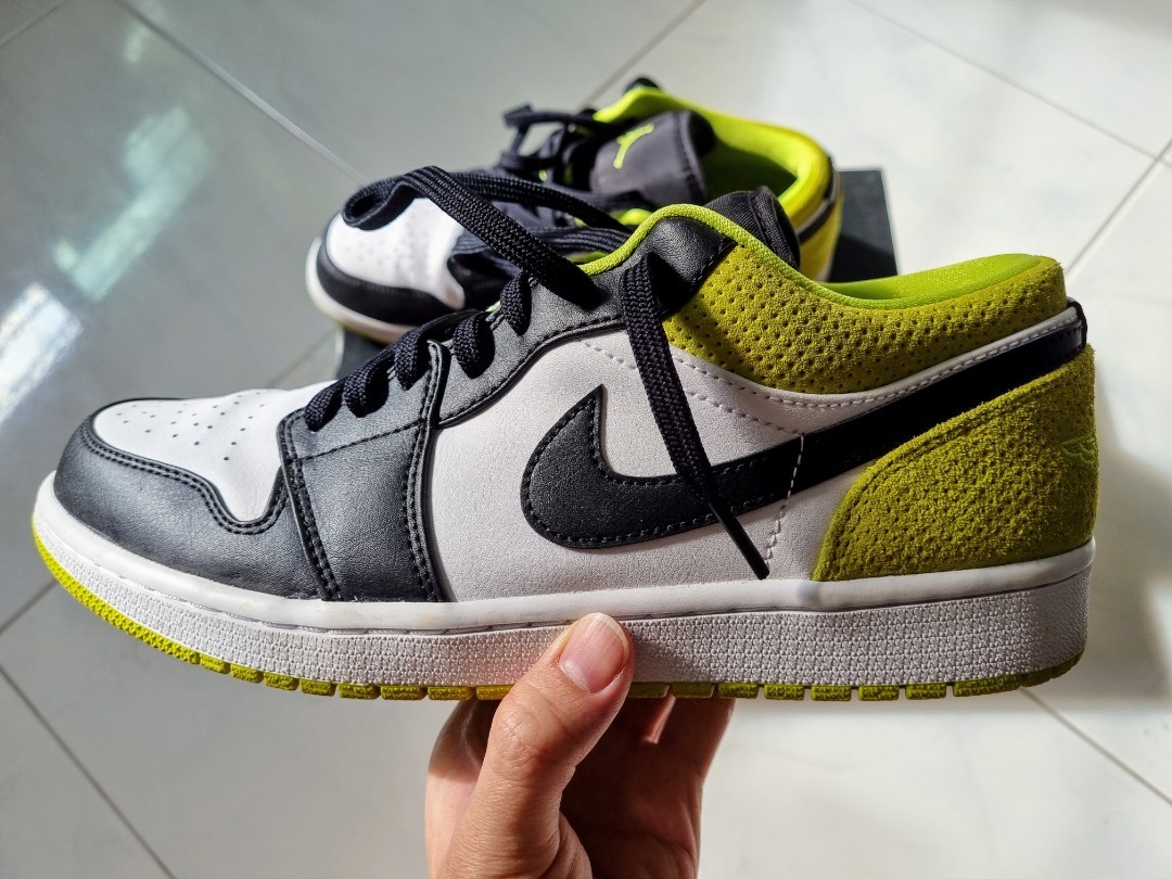 Air Jordan 1 Low Black Cyber, Men's 