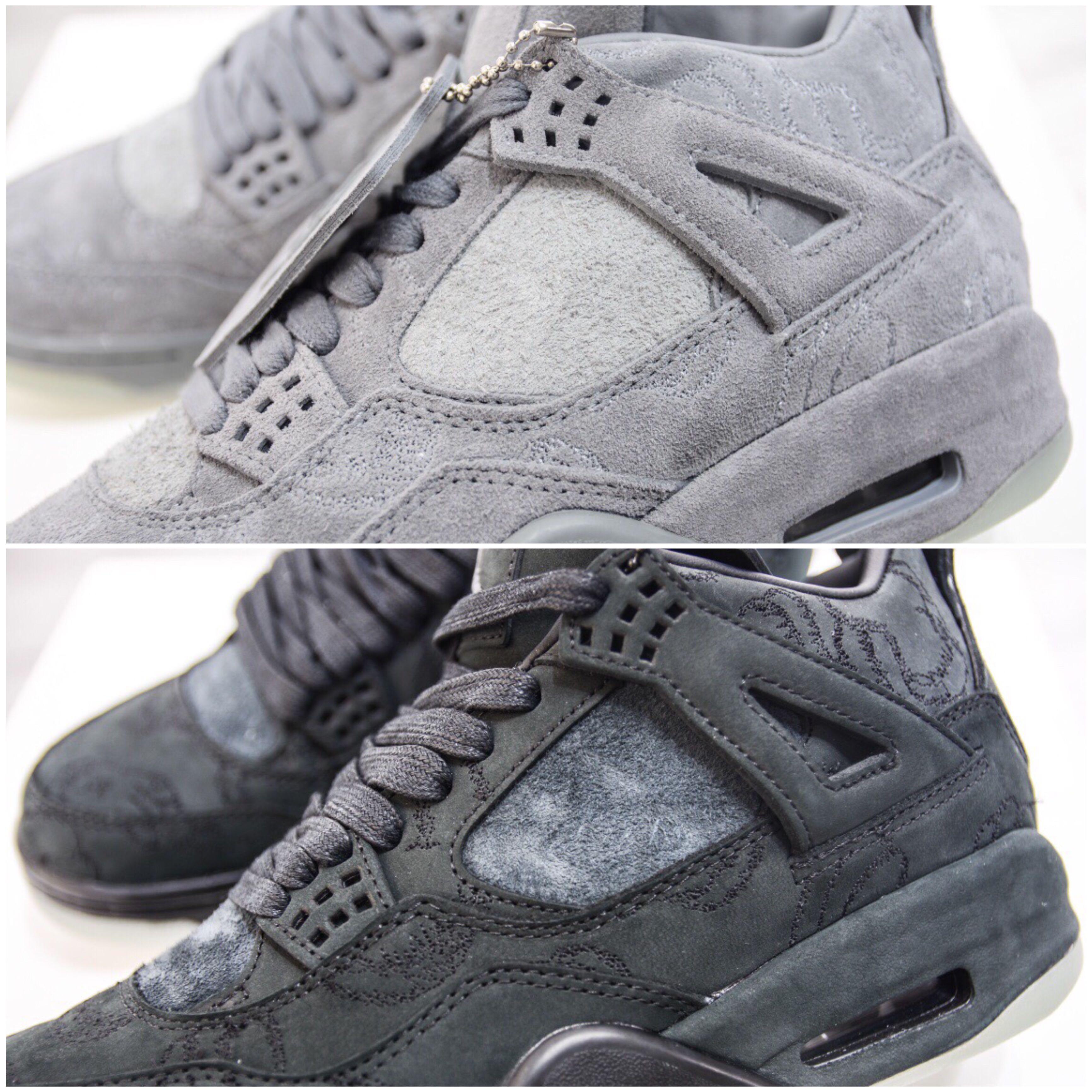 Nike air jordan cheap 4 kaws grey
