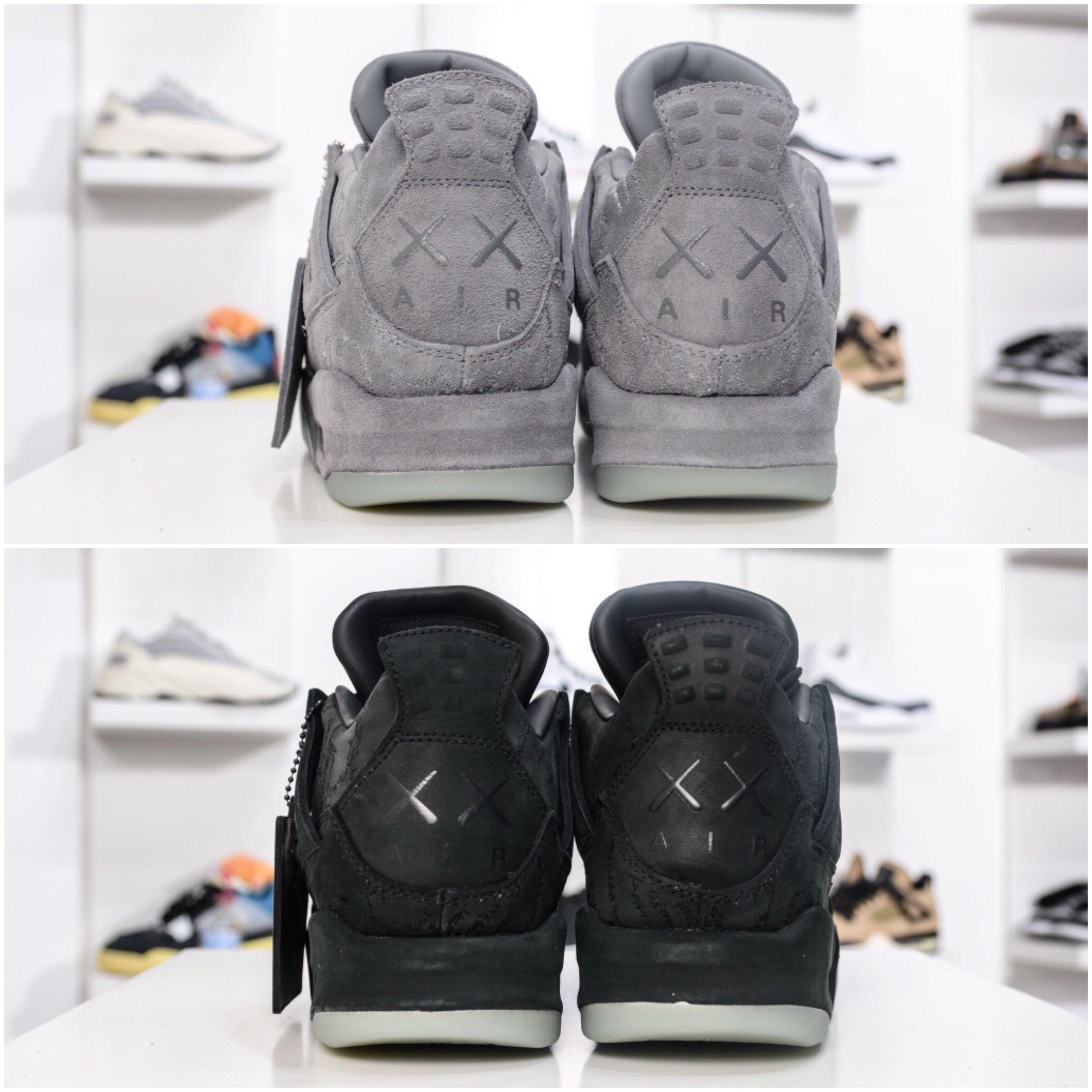 Nike air jordan best sale 4 kaws grey