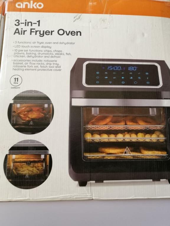 Anko 3 in 1 Air Fryer Oven, Furniture & Home Living, Kitchenware