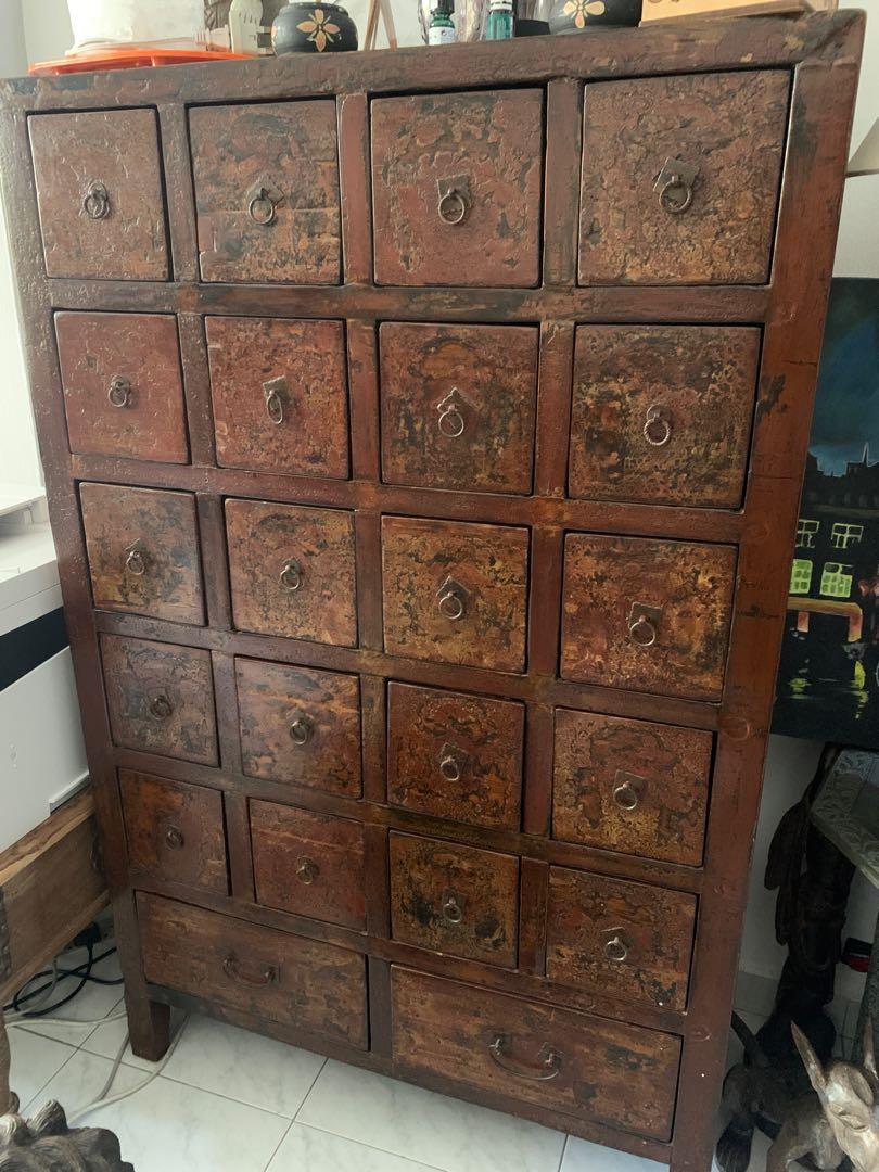 Antique Chinese Medicine Furniture & Home Living, Furniture