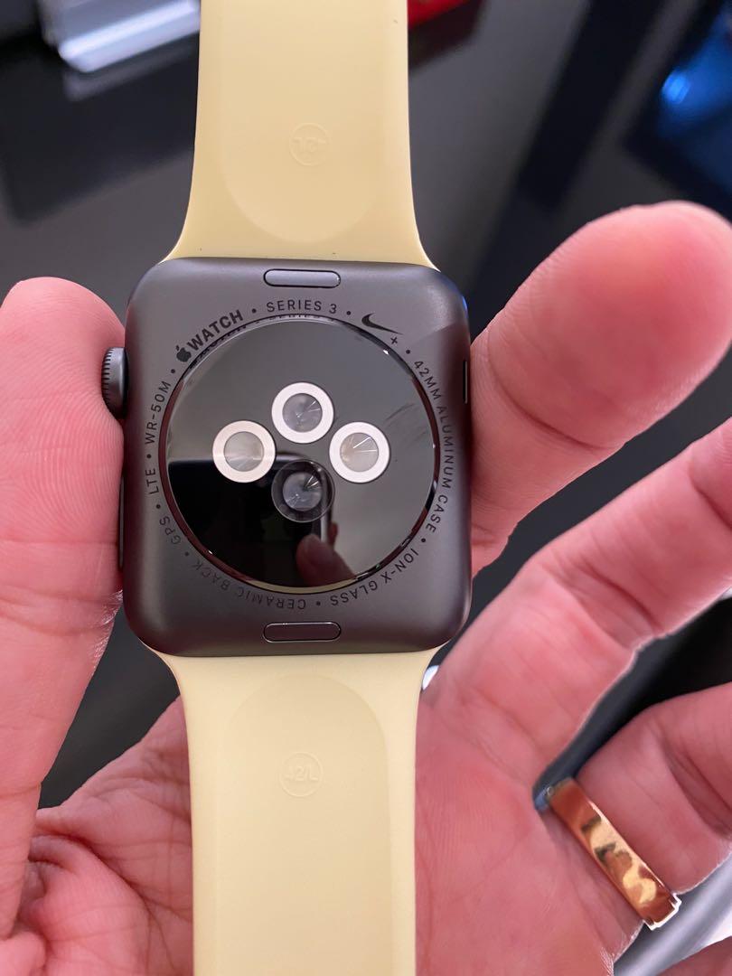 Apple Watch Nike Series 3 42 mm Mobile Phones Gadgets Wearables Smart Watches on Carousell