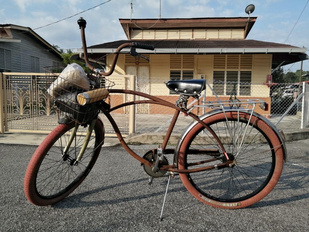 BEACH CRUISER KLUNKER CHOPPER LOWRIDER BICYCLE BIKE CUSTOM SANTAI UTK