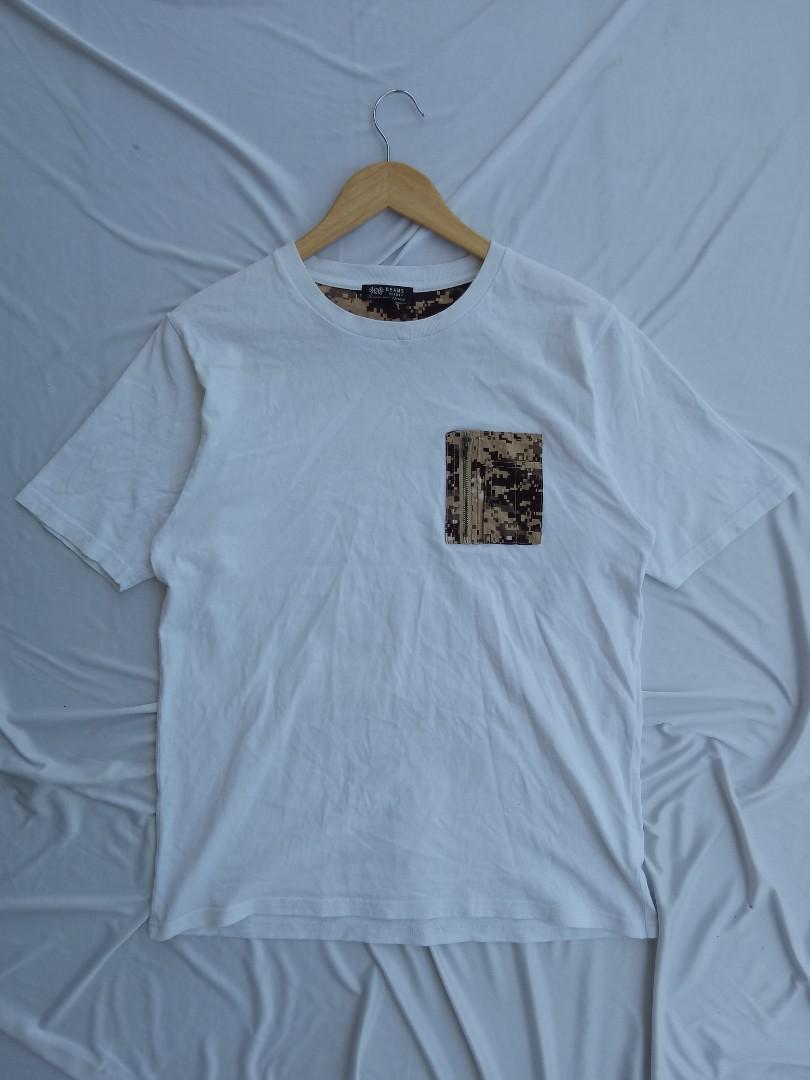 Beams heart t-shirt, Fesyen Pria 