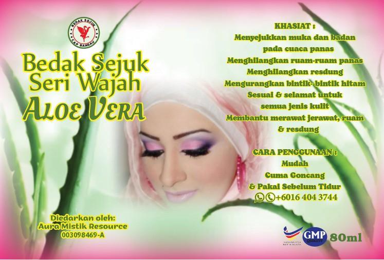 cara pakai bedak sejuk