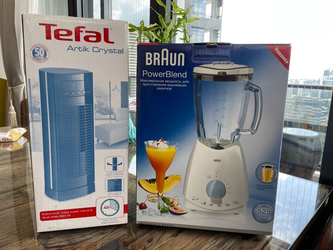 Braun MX2050 PowerBlend Juicer Tefal Arctic Crystal Fan TV Home Appliances Other Home Appliances on Carousell