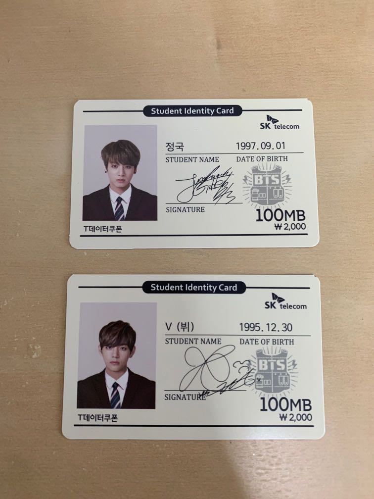 BTS V 交通カード
