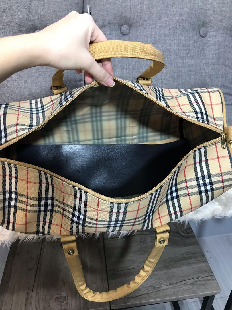 Burberry Inspired Travel bag