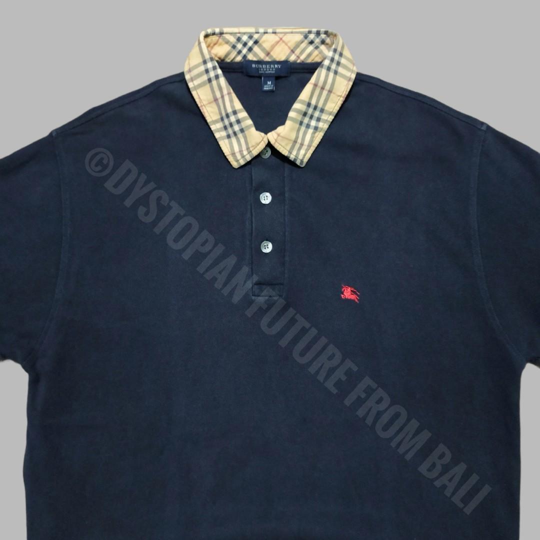 Burberry London Nova Check Collar Polo 