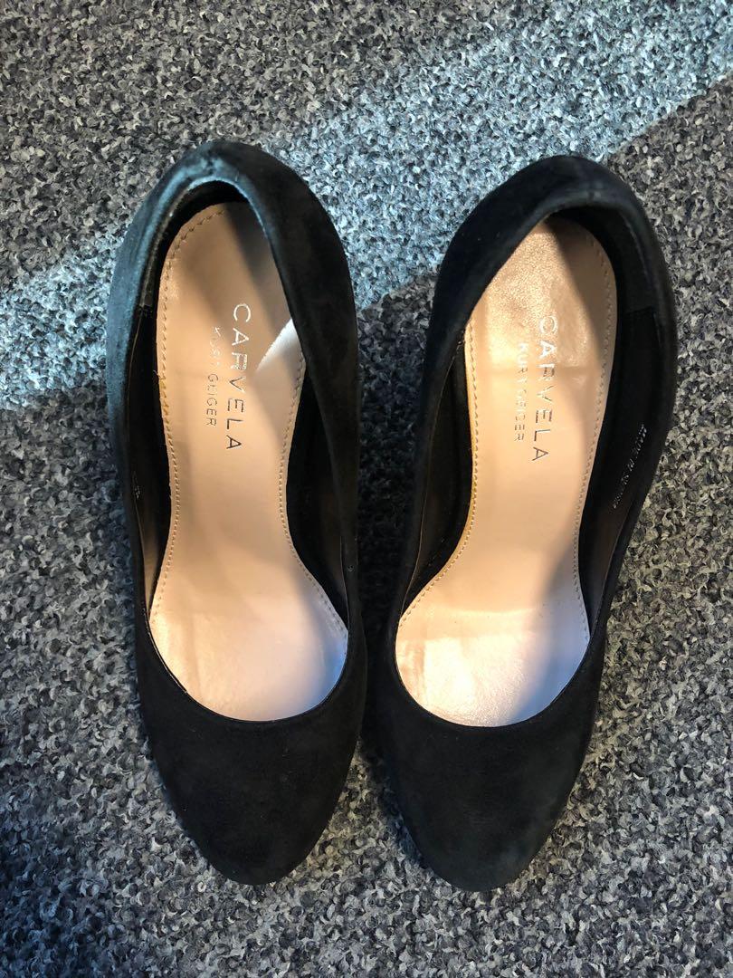 Carvela Kurt Geiger High Heels Suede Black
