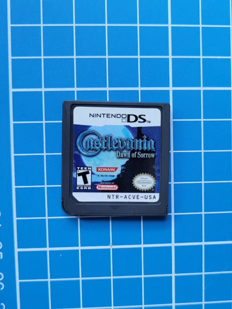 Castlevania: Dawn of Sorrow DS Game Cartridge, Video Gaming, Video Games,  Nintendo on Carousell