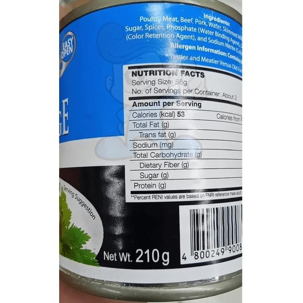 CDO Vienna Sausage Classic (6 x 210 g), Food & Drinks, Other ...