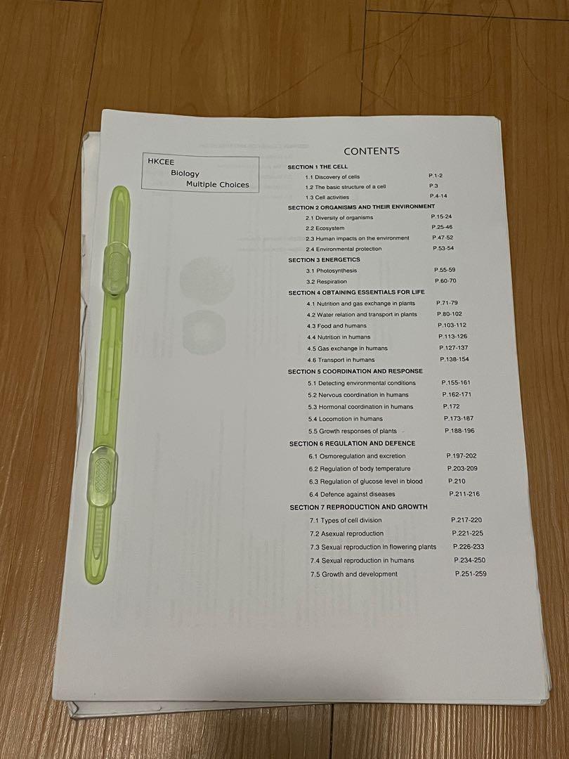 Dse biology pdf image