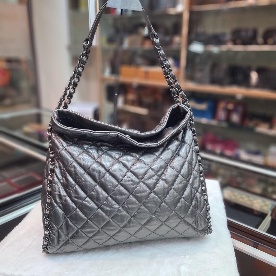 Chanel Quilted Large Chain Me Hobo, Luxury, Bags & Wallets on Carousell