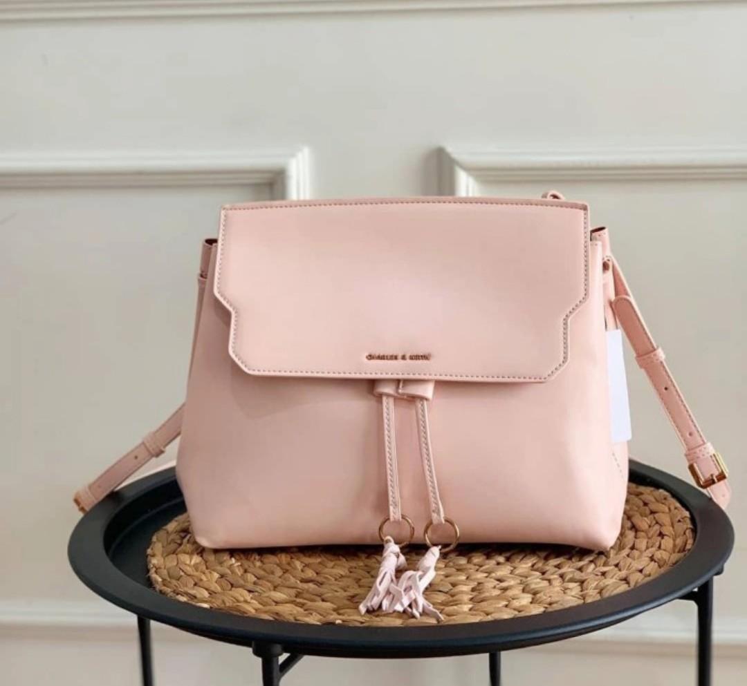 Charles and keith tassel shoulder bag 2025