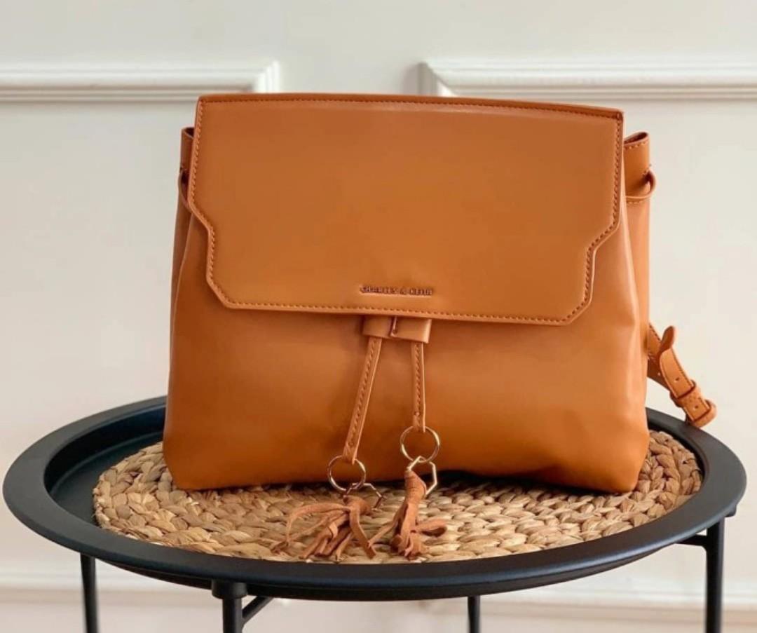 crossbody bag charles and keith tassel bag