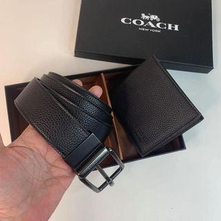 Coach and Belt wallet